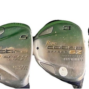 King Cobra Offset Wood Set Driver, 3W, 5W, 7W RH Ladies Flex Graphite New Grips