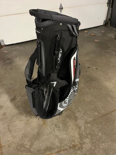 Used Callaway Fairway+ Stand Golf Cart Carry Bag Black