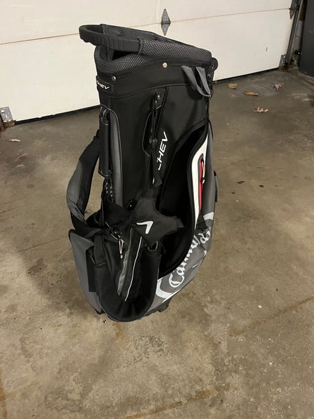 Used Callaway Fairway+ Stand Golf Cart Carry Bag Black