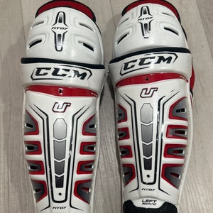 Junior CCM U+ 12" Shin Pads (Used)