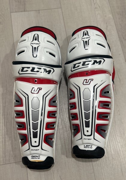 Junior CCM U+ 12" Shin Pads (Used)