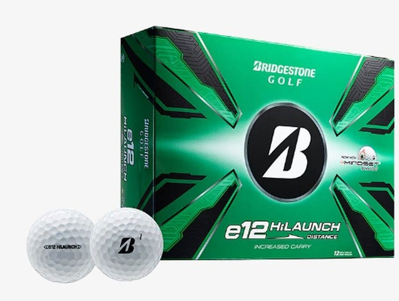 Bridgestone e12 HiLaunch Distance Golf Balls (White, 12pk) 1 DZ  2025 NEW
