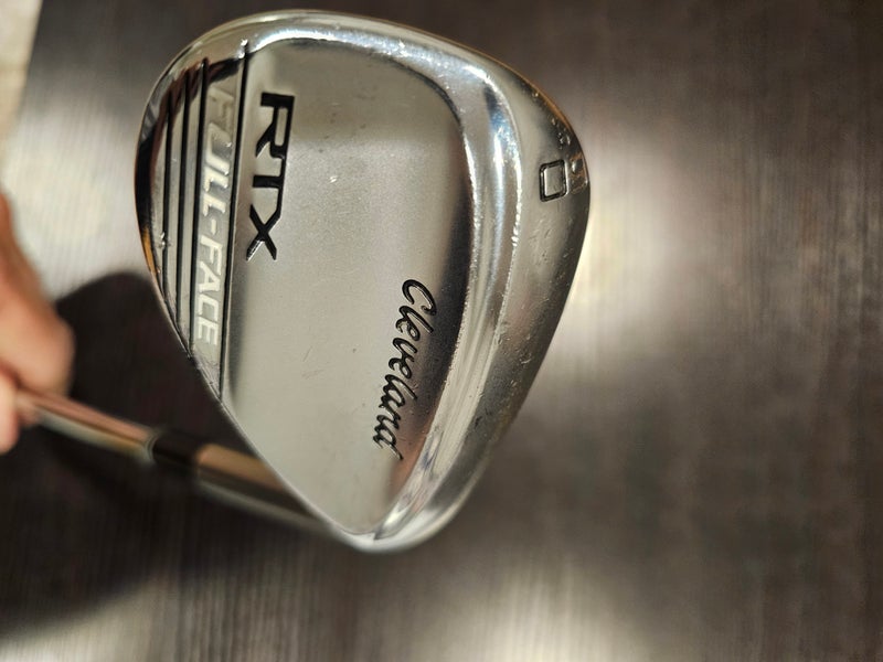 RIGHT HAND CLEVELAND RTX ZIPCORE FULL FACE LOB WEDGE 60-9 STEEL DG SPINNER WEDGE