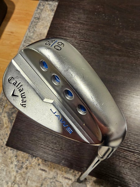 RIGHT HAND CALLAWAY MD5 JAWS GOLF LOB WEDGE 60-10S STEEL AMT BLACK STIFF FLEX