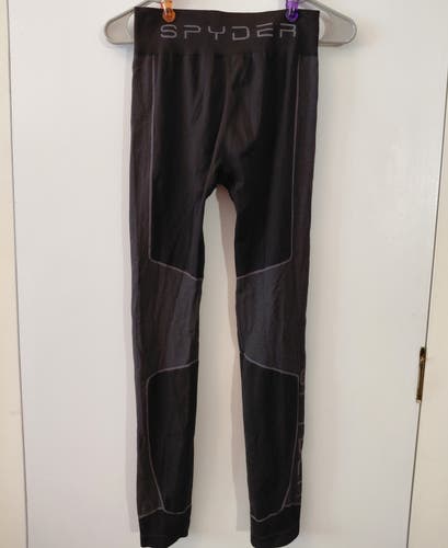 Spyder Performance Base Layer Bottoms Unisex Leggings, Waist 24"-28"