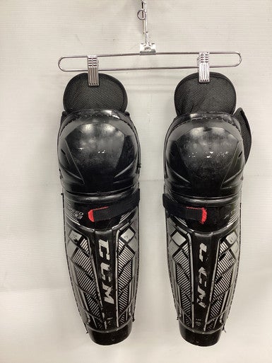 Used CCM JETSPEED LE Senior Shin Guards Black 13" 11851-S000039798