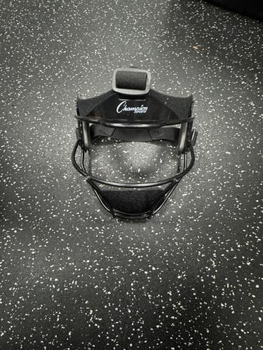 Used Champion Sports BB/SB Fielders Mask Black One Size 11849-S000033179