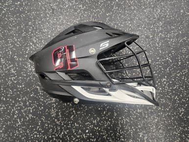 Used Cascade S Lacrosse Helmet Black One Size 11849-S000033252