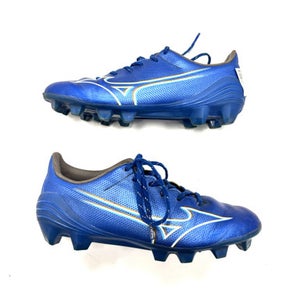 Used MIZUNO Soccer Cleats Royal Blue Junior 03.5 11860-C000300438