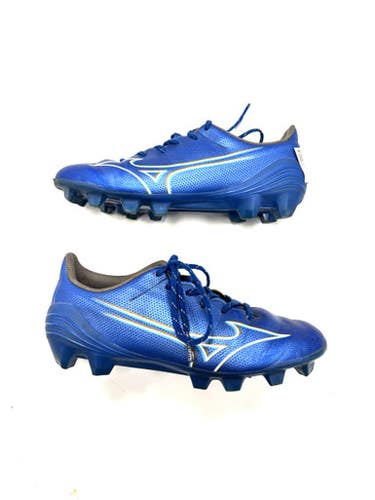 Used MIZUNO Soccer Cleats Royal Blue Junior 03.5 11860-C000300438