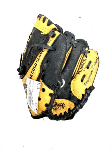 Used Rawlings PL109CB BB/SB Glove RH Throw Brown 9" 11860-C000300437