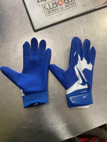 Used Nike BB/SB Batting Gloves Royal Blue LG 11614-S000224640