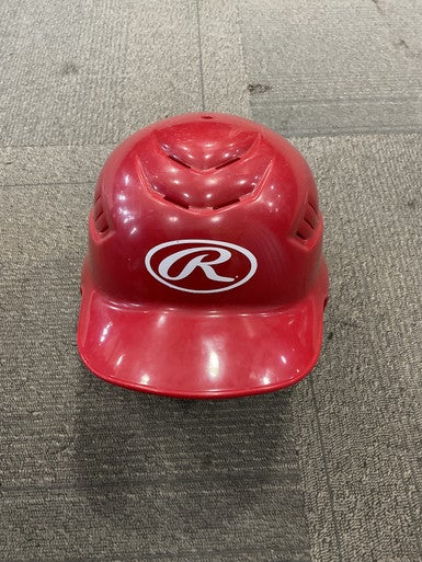 Used Rawlings BATTING HELMET Batting Helmet No Mask Red M/L 11614-S000222182
