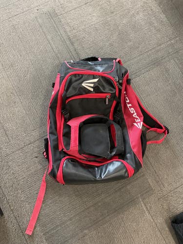 Used Easton BB/SB Player Backpack Black And Red 11614-S000220200