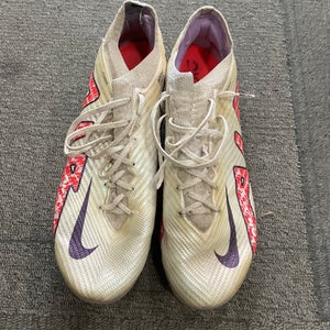 Used Nike AIR ZOOM Soccer Cleats White Senior 10 11614-S000222923