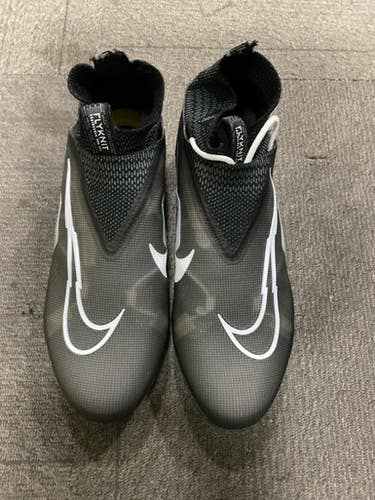 Used Nike ALPHA Adult FB Cleats Black Senior 13.5 11614-S000222877