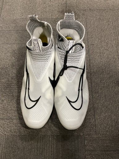 Used Nike ALPHA Adult FB Cleats White Senior 16 11614-S000222876