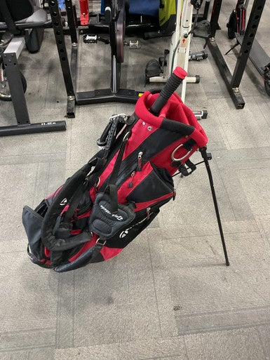 Used Taylormade 7 WAY STAND BAG Mens Stand Bag Red 11614-S000222849