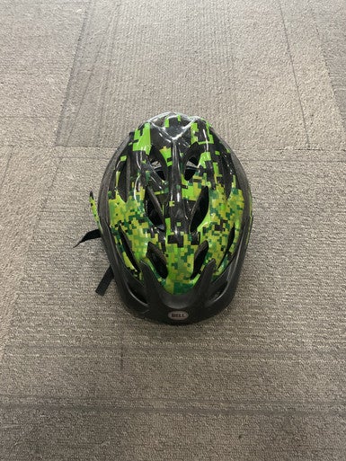 Used Bell CAMO/GREY HELMET Bike Helmet Green MD 11614-S000222073