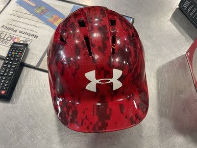Used Under Armour CHARGED Batting Helmet No Mask Red MD 11614-S000221970