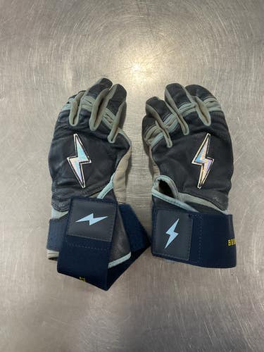 Used BB/SB Batting Gloves Navy Blue SM 11614-S000220498