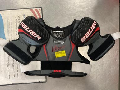 Used Bauer LIL SPORT Junior Shoulder Pads LG 11614-S000215580