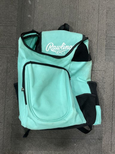 Used Rawlings BAT BAG BB/SB Player Carry Bag Turquoise 11614-S000222745