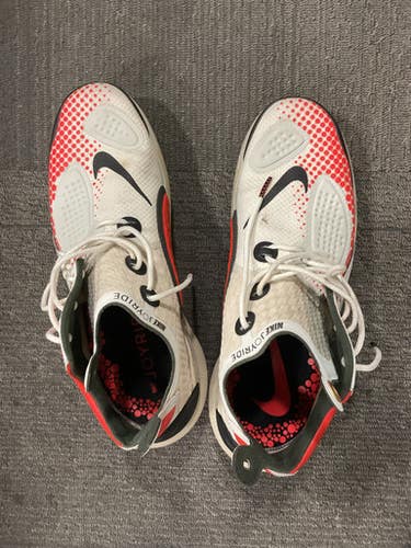 Used Nike Basketball Shoes M White Senior 11 11614-S000222554