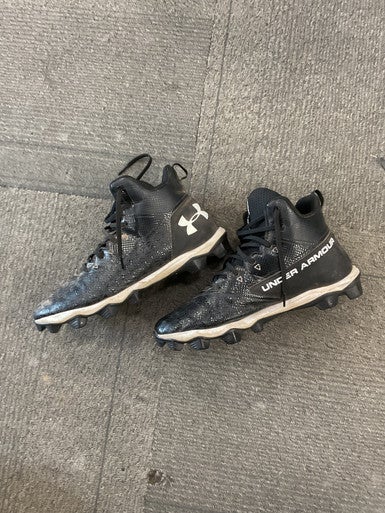 Used Under Armour Adult FB Cleats Black Senior 9.5 11614-S000212257