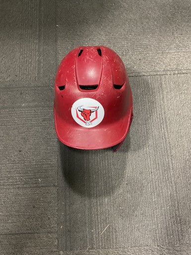 Used Easton BATTING HELMET W/JAW GUARD Batting Helmet No Mask Red SM 11614-S000219805