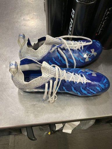 Used Under Armour Adult FB Cleats Royal Blue Senior 14 11614-S000213799
