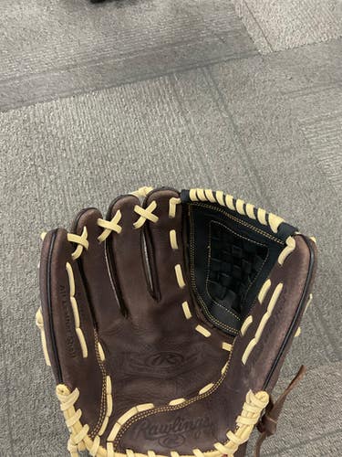 Used Rawlings THE MARK OF A PRO BB/SB Glove LH Throw Brown 12 1/2" 11614-S000224043