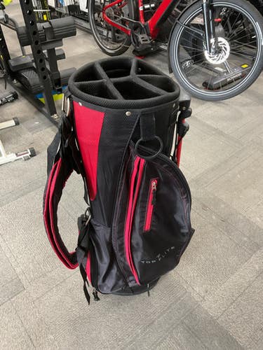 Used Top Flite STAND BAG Mens Stand Bag Red 11614-S000223686