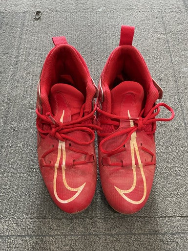 Used Nike ALPHA Adult FB Cleats Red Senior 6 11614-S000223673