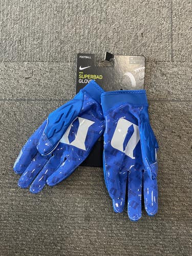 Used Nike DUKE SUPERBAD GLOVES MD FB Gloves Royal Blue MD 11614-S000222497