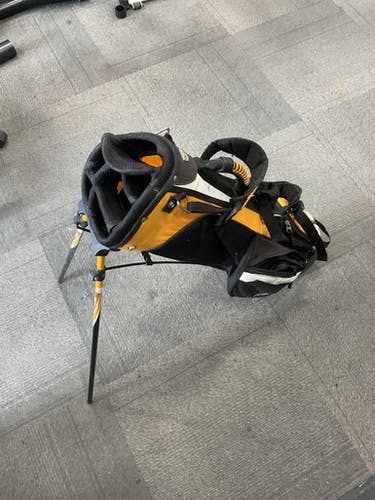 Used Walter Hagen HAGEN JR Jr Stand Bag Yellow 11614-S000222317