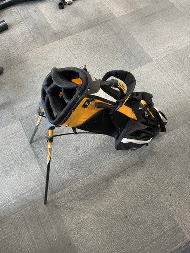 Used Walter Hagen HAGEN JR Jr Stand Bag Yellow 11614-S000222317