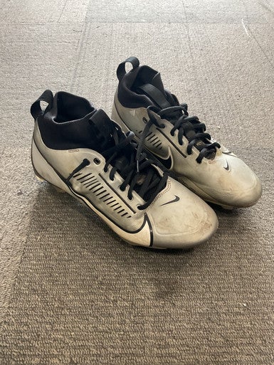 Used Nike VAPOR Adult FB Cleats Grey Senior 7.5 11614-S000218969