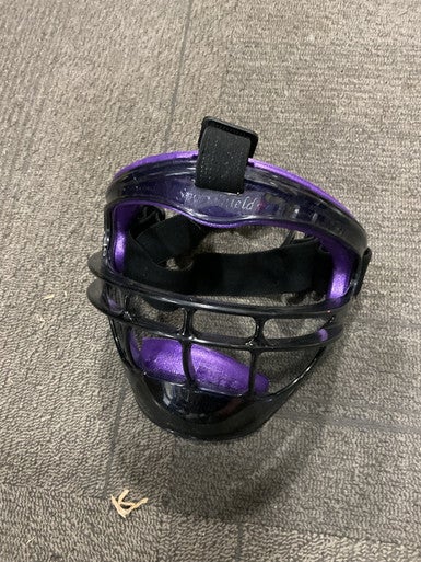 Used SPORTSHIELD DEFENSIVE MASK BB/SB Fielders Mask Purple S/M 11614-S000213151
