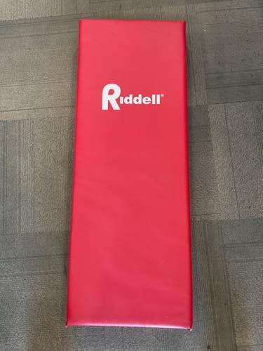 Used Riddell TALL BLOCKING PAD FB Blocking Pad Red 11614-S000210148