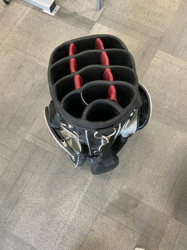 Used Walter Hagen 13 WAY Mens Stand Bag Black 11614-S000219062