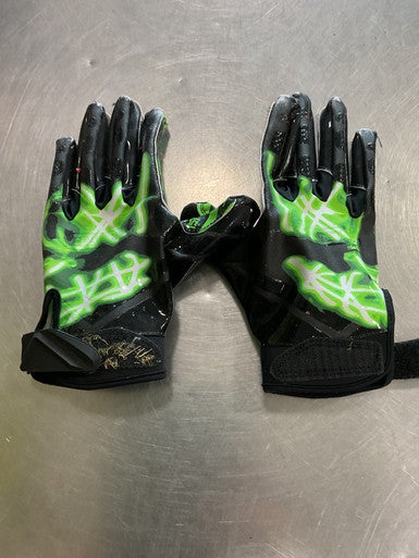 Used BATTLE FB Gloves Green XL 11614-S000214629