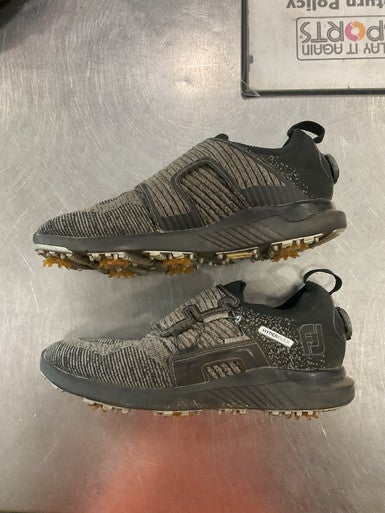 Used Foot Joy HYPER FLEX WRAPID BOA Mens Golf Shoes Black Senior 8 11614-S000214664