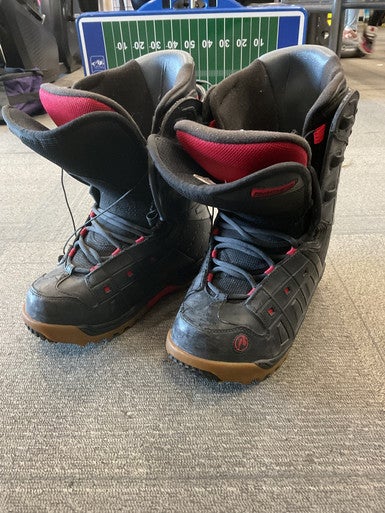 Used K2 RAIDER Mens Snowboard Boots Black And Red Senior 8 11614-S000208574
