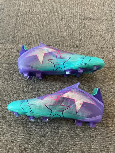 Used Adidas X SPPEDFLOW PLUS FG Soccer Cleats Purple Junior 03.5 11614-S000208392