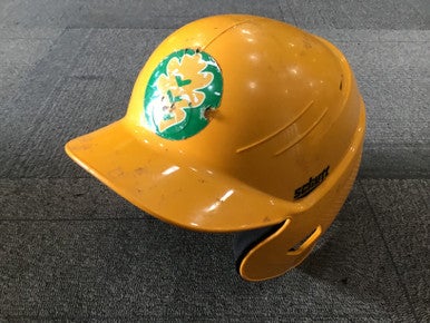 Used Schutt BATTING HELMET Batting Helmet No Mask Gold MD 11614-S000204770
