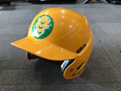 Used Schutt BATTING HELMET Batting Helmet No Mask Gold MD 11614-S000204772