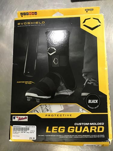 Used Evoshield BB/SB Shin/Foot Protector Black 11614-S000203911