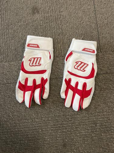 Used Marucci BB/SB Batting Gloves Red LG 11614-S000220688