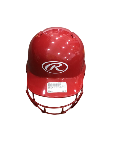 Used Rawlings BATTING HELMET W/ MASK SM Baseball and Softball Helmets 11614-S000197145